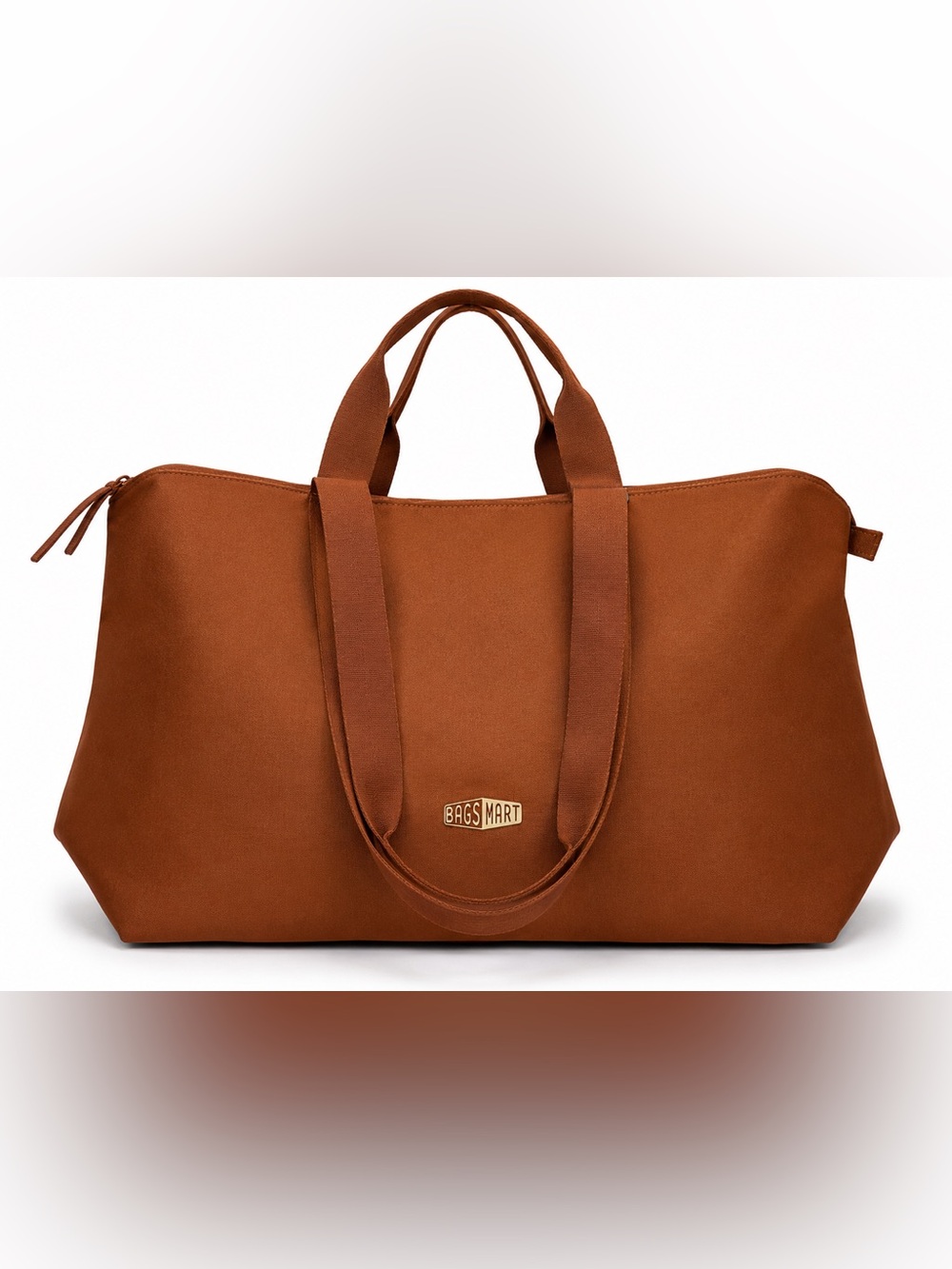 Bagsmart Large Brown Travel Tote Bag Weekender Carry On Luggage Shoulder Bag